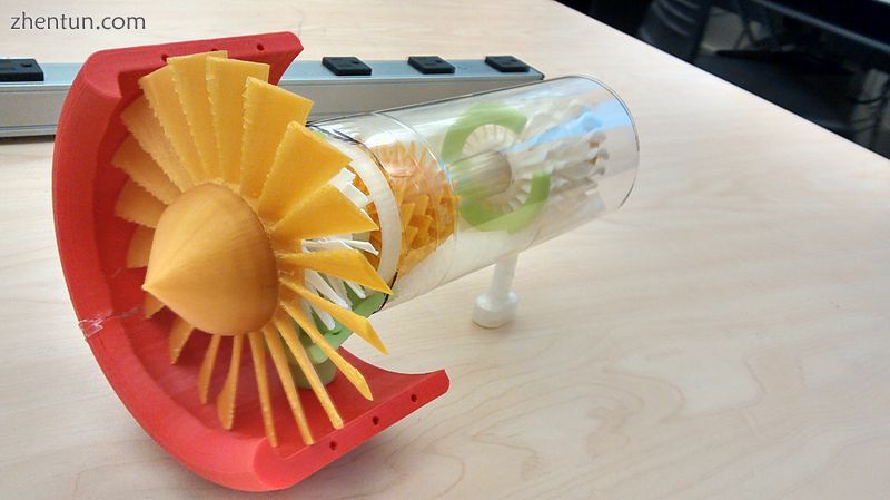 A Jet Engine turbine printed from the Howard Community College Makerbot..jpg
