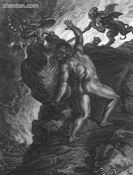 The myth of Sisyphus tells about a man punished for his hubristic belief that hi.jpg