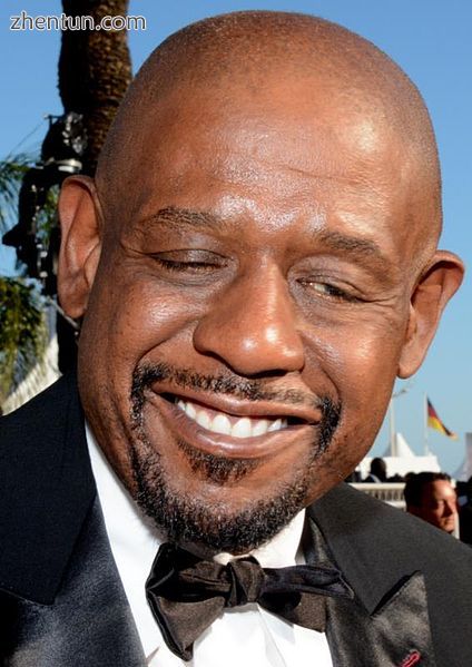 Hollywood actor Forest Whitaker has a left eye ptosis.jpg