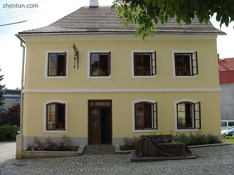 Freud&#039;s birthplace, a rented room in a locksmith&#039;s house, Freiberg, Au.jpg