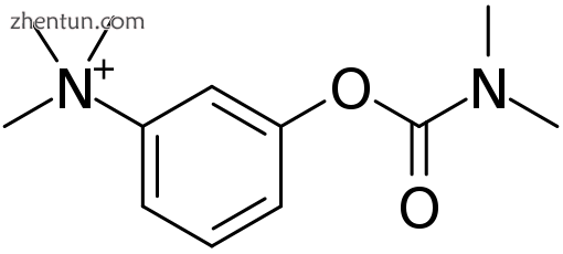Neostigmine, chemical structure.png