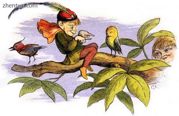 Poor Little Birdie Teased, by Victorian-era illustrator Richard Doyle, depicts a.jpg
