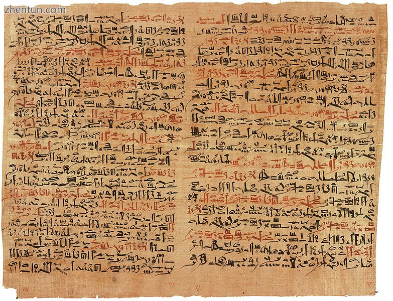 Plates vi &amp; vii of the Edwin Smith Papyrus, an Egyptian surgical treatise.jpg