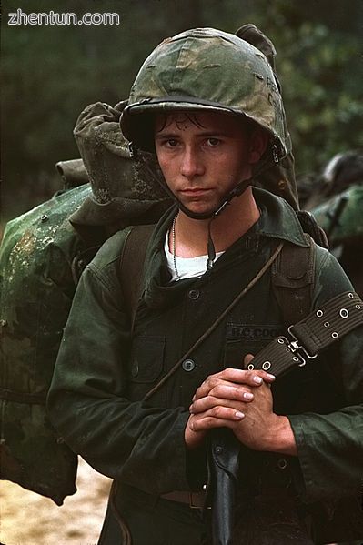 A young U.S. Marine in the Vietnam War, 1965.jpg