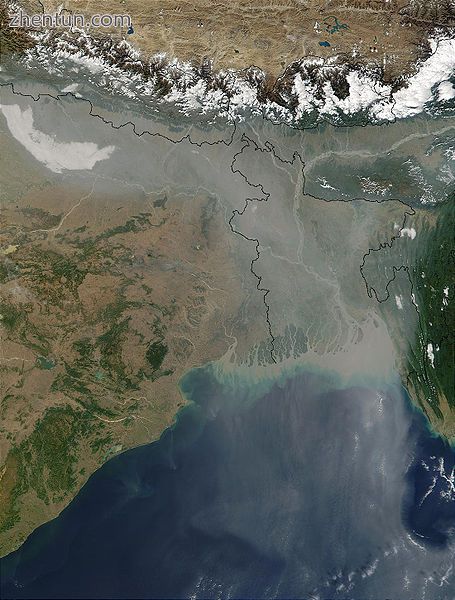 Aerosol pollution over northern India and Bangladesh.jpg