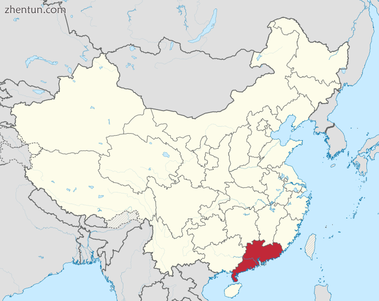 Guangdong Province in southeastern China where the first outbreak of SARS occurr.png