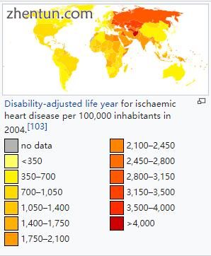 Disability-adjusted life year for ischaemic heart disease per 100,000 inhabitant.jpg