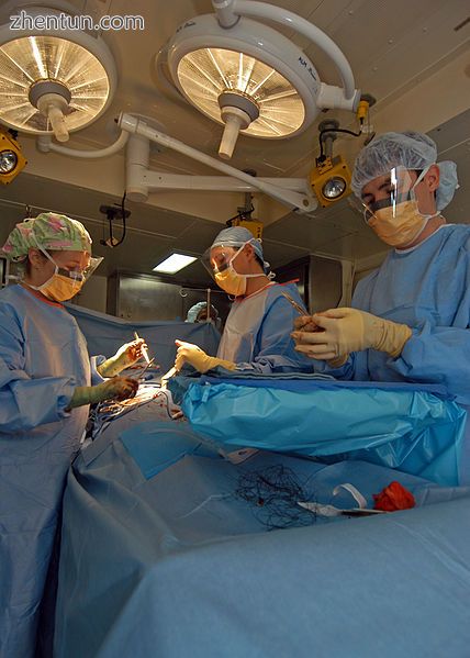 Hernia repair being performed aboard the amphibious assault ship USS Bataan..jpg