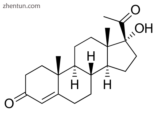 Deficient 21-Hydroxylase can lead to accumulation of 17α-Hydroxyprogesterone.png