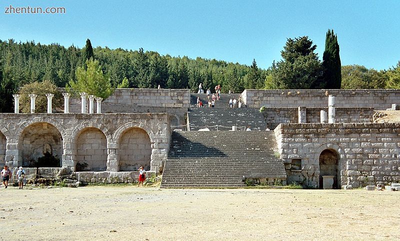 View of the Asklepieion of Kos, the best preserved instance of an Asclepieion..jpg