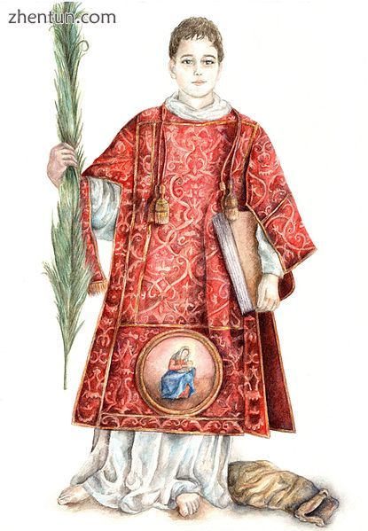 Saint Caesarius of Terracina, invoked for the good success of Caesarean delivery.jpg